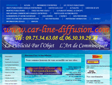 Tablet Screenshot of car-line-diffusion.com